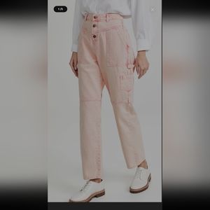 Nwot BA&SH Pink Ctanguy Pants 4